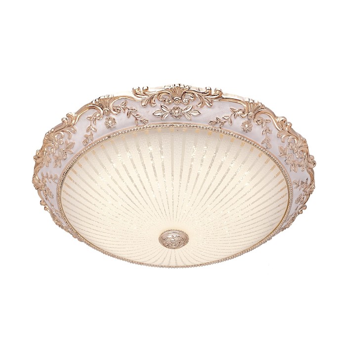 Люстра "Louvre" 24Вт LED золото, белый 51x51x10см