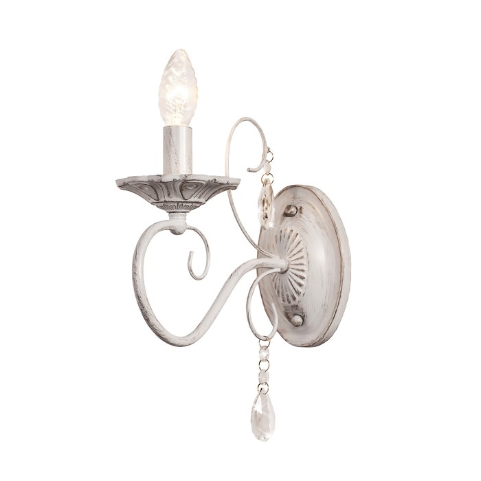 Бра "Laura" 1x60Вт Е14 белый 25x11x29см