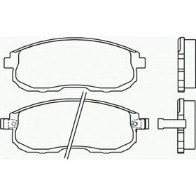 

Колодки тормозные Brembo P56021