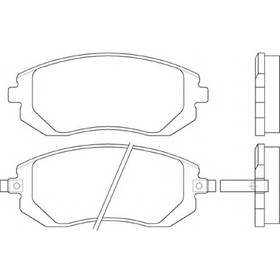 

Колодки тормозные Brembo P78013