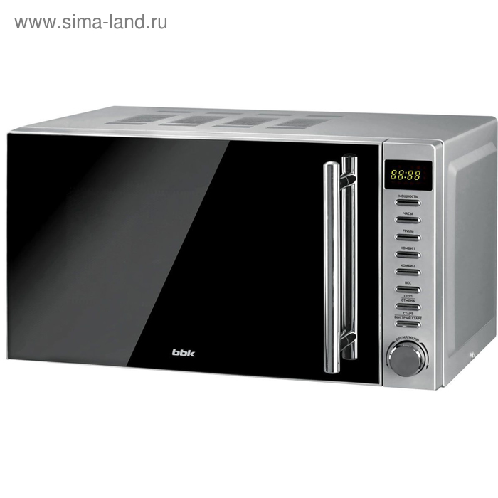 фото Микроволновая печь bbk 20 mwg-733 t/bs-m, 700 вт, 20 л, гриль, чёрная