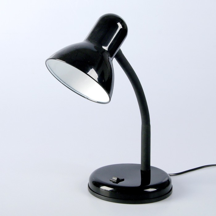 купить Настольная лампа Design 1x60W E27 черная 14x14x33см