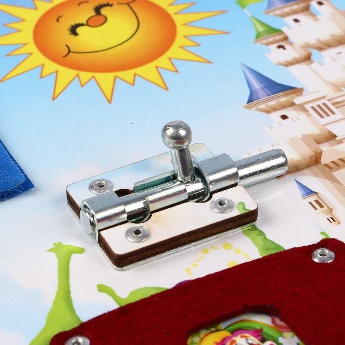 Бизиборд "Парк развлечений" 25 х 25 см