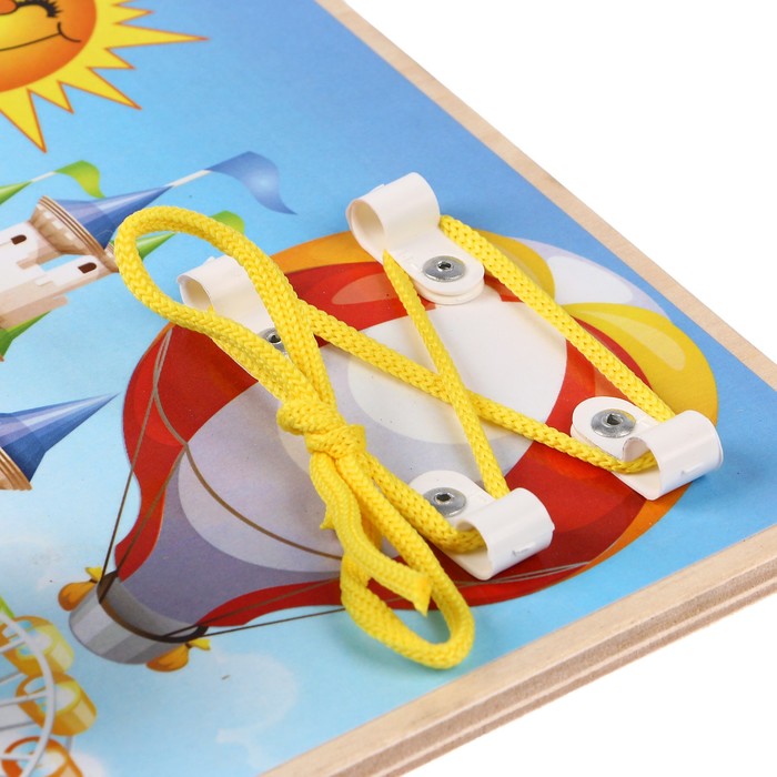 Бизиборд "Парк развлечений" 25 х 25 см