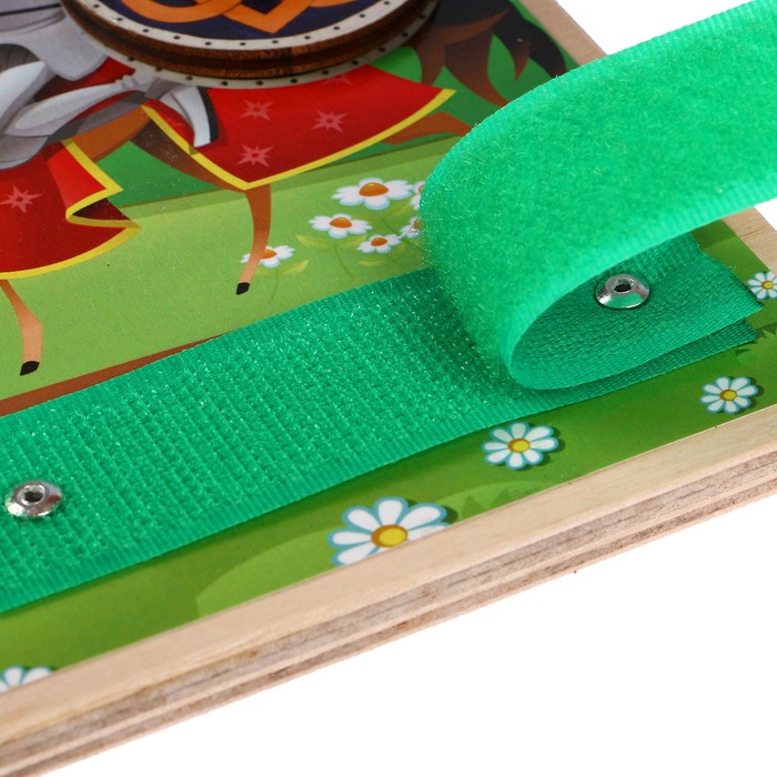 Бизиборд "Сказочные герои" 25 х 25 см