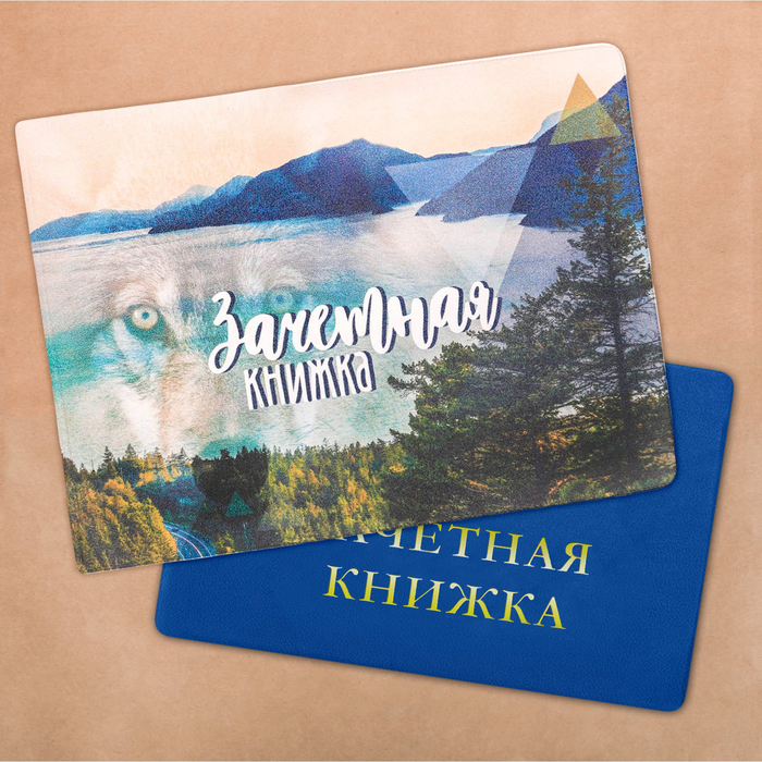 Обложка на зачетную книжку "Горы"