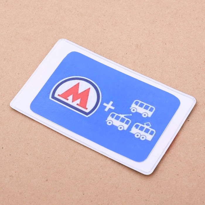 Обложка на проездной "Флаг России"