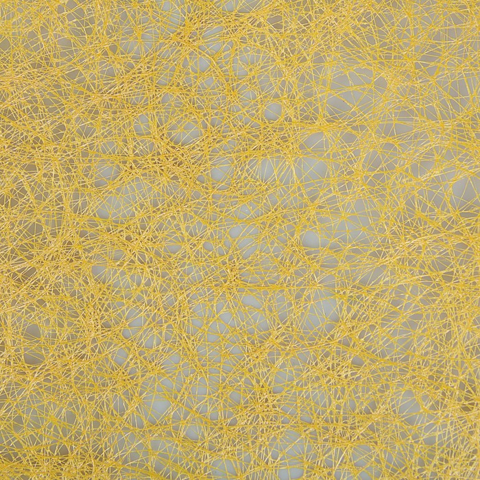 Сизаль "Паутинка", перламутровая, ярко-желтый, 50 см х 5 м