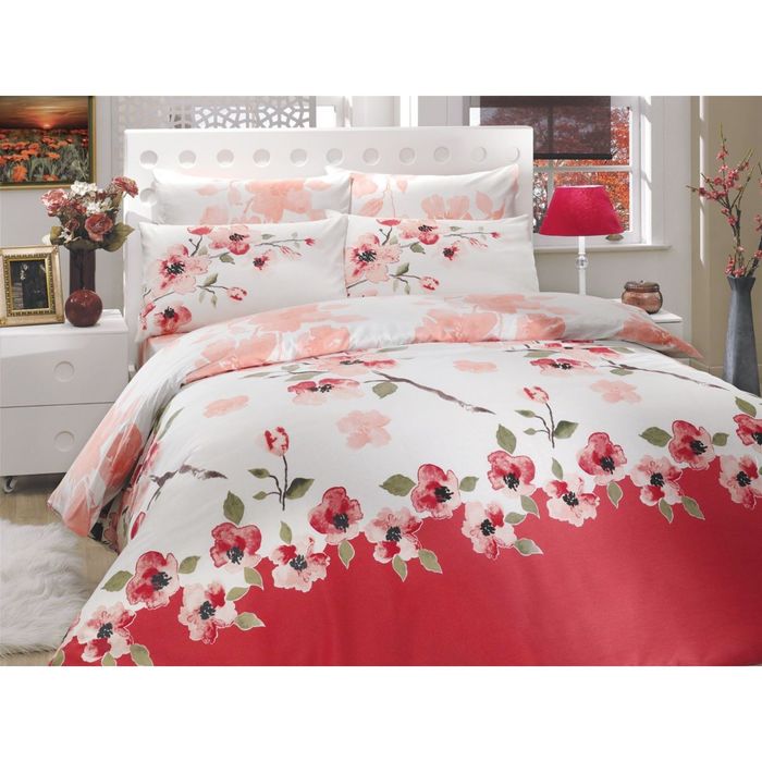 КПБ "ROSALINDA" 1,5 сп., размер 160х220, 160х240, 50х70, 70х70 по 1 шт., цвет розовый, ранфорс   264