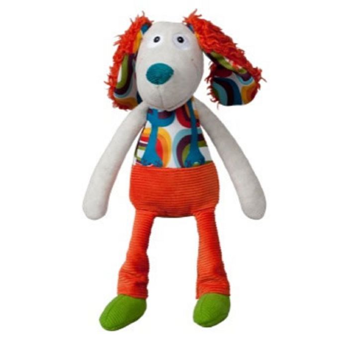 Мягкая игрушка Ebulobo "Пёсик Тони" с погремушкой внутри