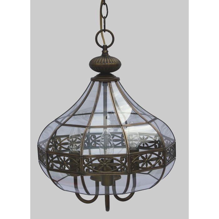 Светильник "Гера-2" 3x60Вт E14 бронза 36x36x475см