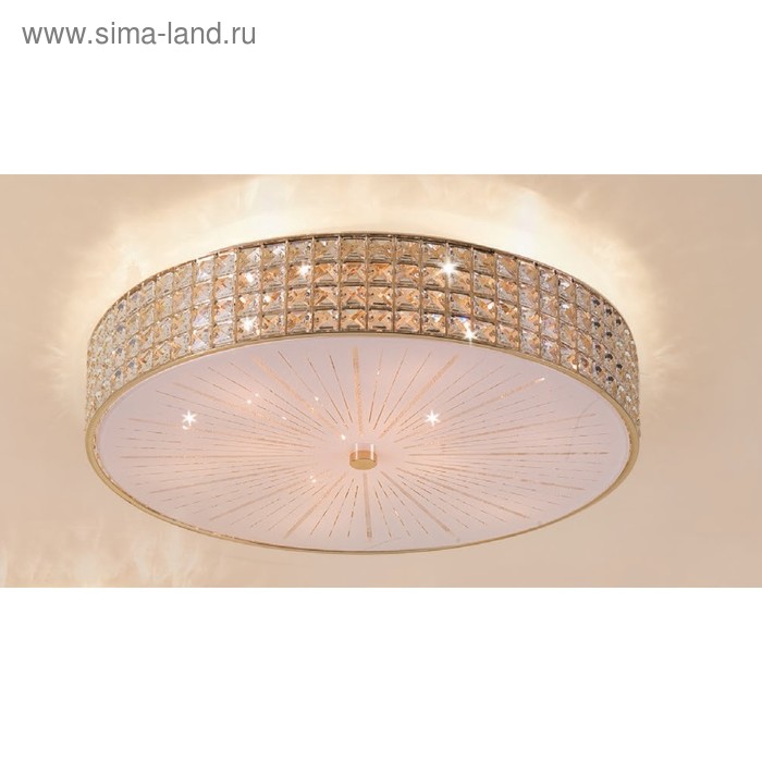 

Люстра «Портал» 10x60W E14 золото 61x61x15 см