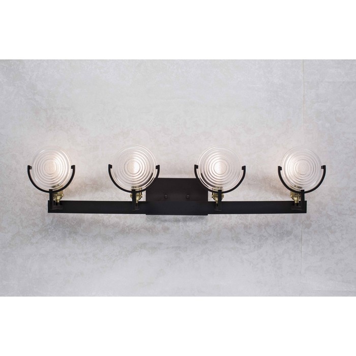 Бра "Тесла" 4x75W E27 кофейный 17x90,7x21,5 см