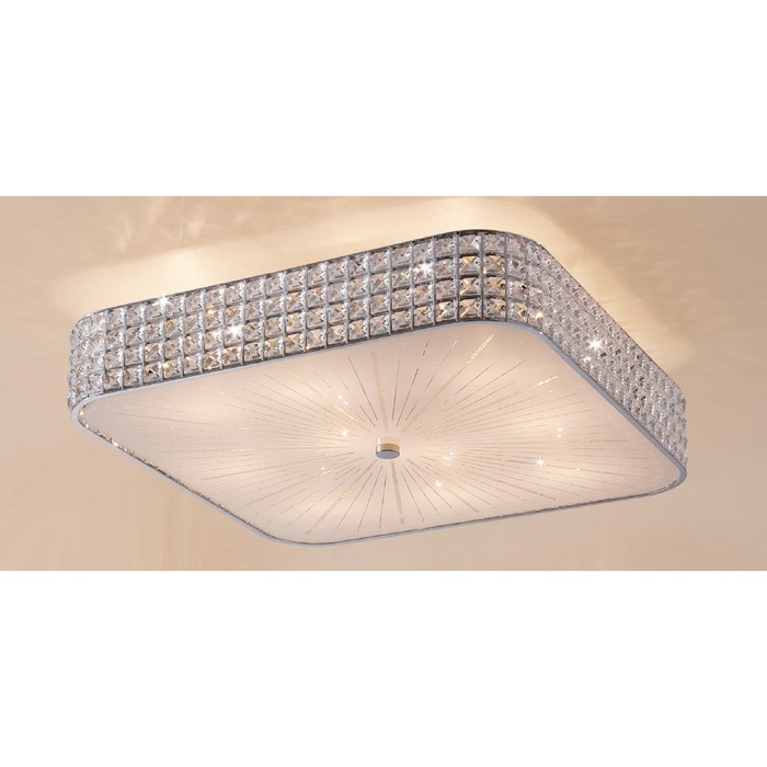 Люстра "Портал" 10x60W E14 хром 61x61x15 см