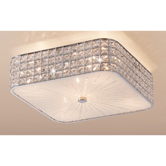 Люстра "Портал" 6x60W E14 хром 41x41x15 см