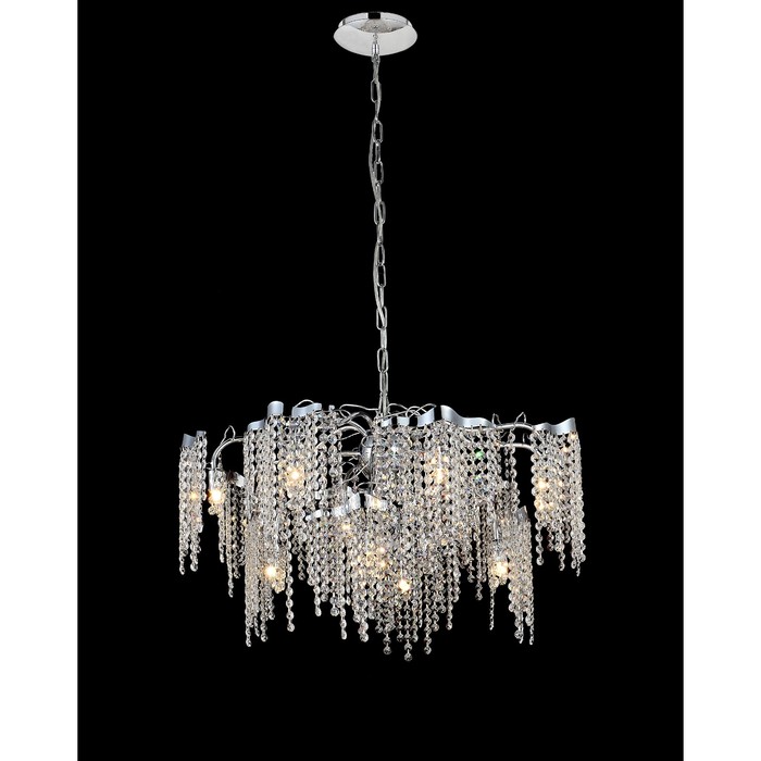 Люстра CL325121 "Рита" 12x60W G9 хром/прозр. 74x74x55 см