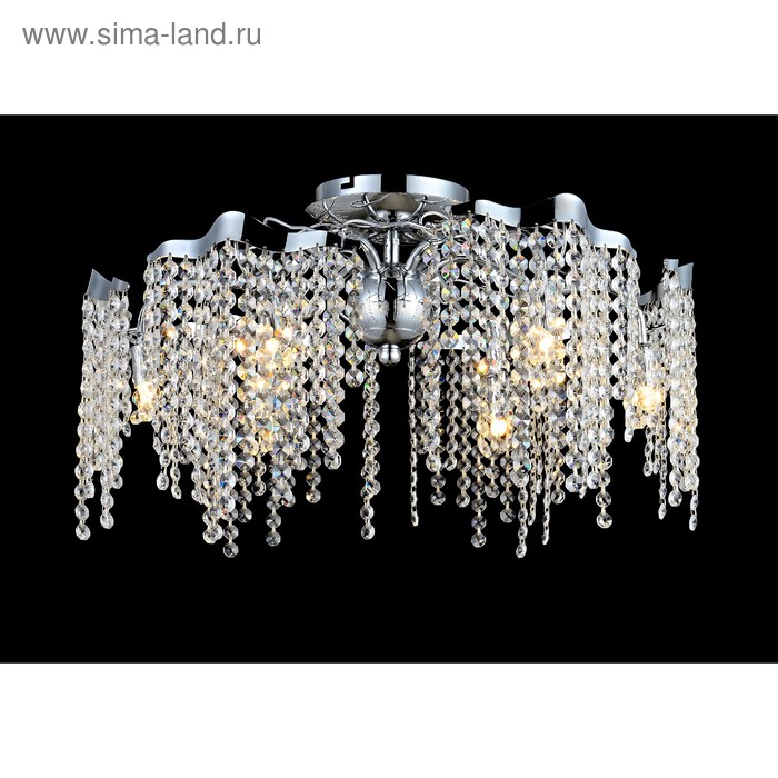 

Люстра CL325161 «Рита», 6x60W G9, хром/прозрачный 56x56x36 см