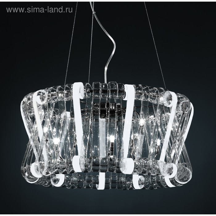 

Люстра подвес Volution 12x40W G9 белый 63x63x150 см