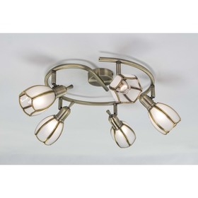 

Потолочный светильник CL522651 "Альтен-2" 5x60W E14 бронза 56x56x16 см