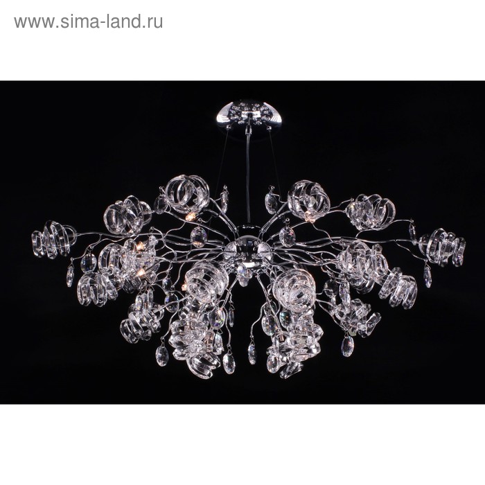 

Люстра EL333P141 Vortice 14x40W G9 прозрачный 83x83x40 см
