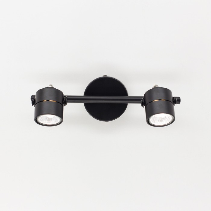 Бра CL525522 "Ринг" 2x50W GU10 черный 8x32x8 см