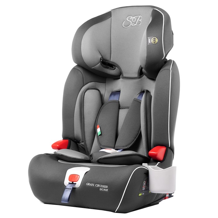 Автокресло группа 123 (9-36) Sweet Baby Gran Cruiser Isofix Grey