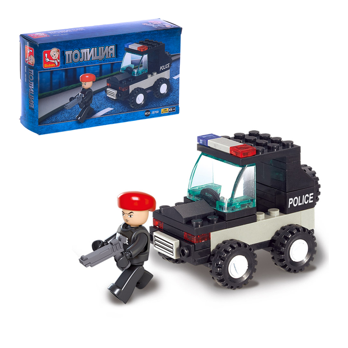 Конструктор «Военная полиция: Джип», 45 деталей