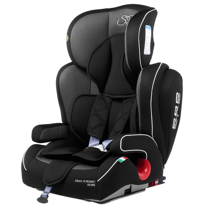 Автокресло группа 123 (9-36) Sweet Baby Gran Turismo SPS Isofix Grey/Black