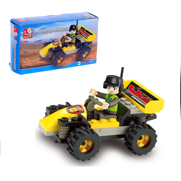 Конструктор «Квадроцикл», 46 деталей