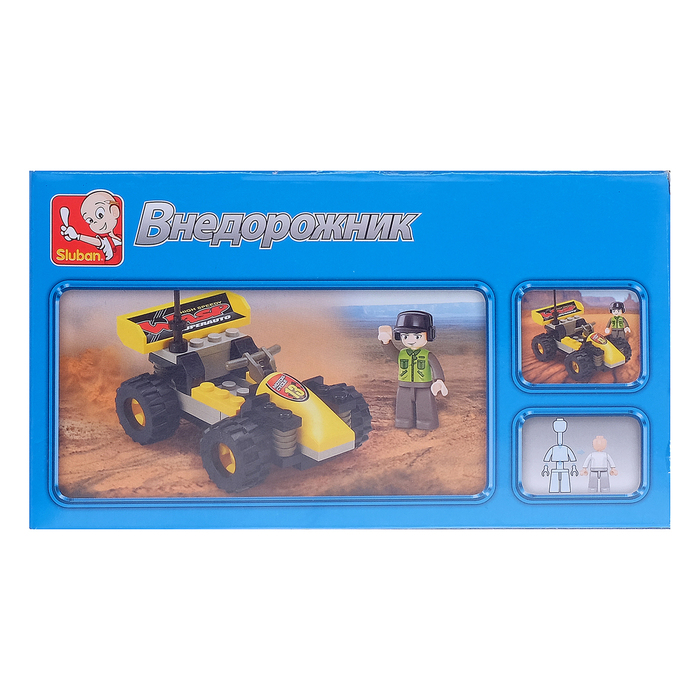 Конструктор «Квадроцикл», 46 деталей