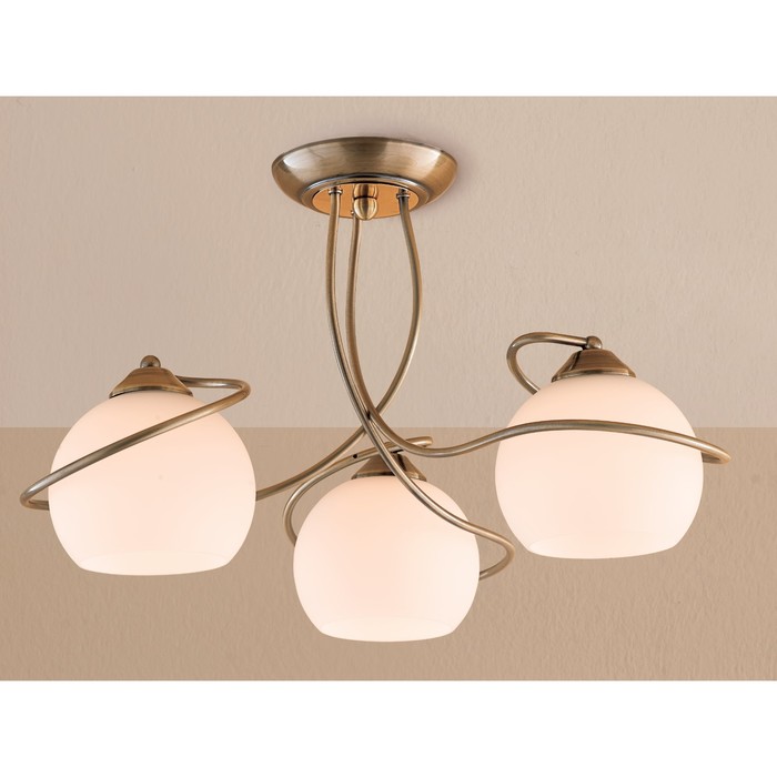 Люстра CL155133 "Лайма" 3x100W E27 бронза 61x61x29 см