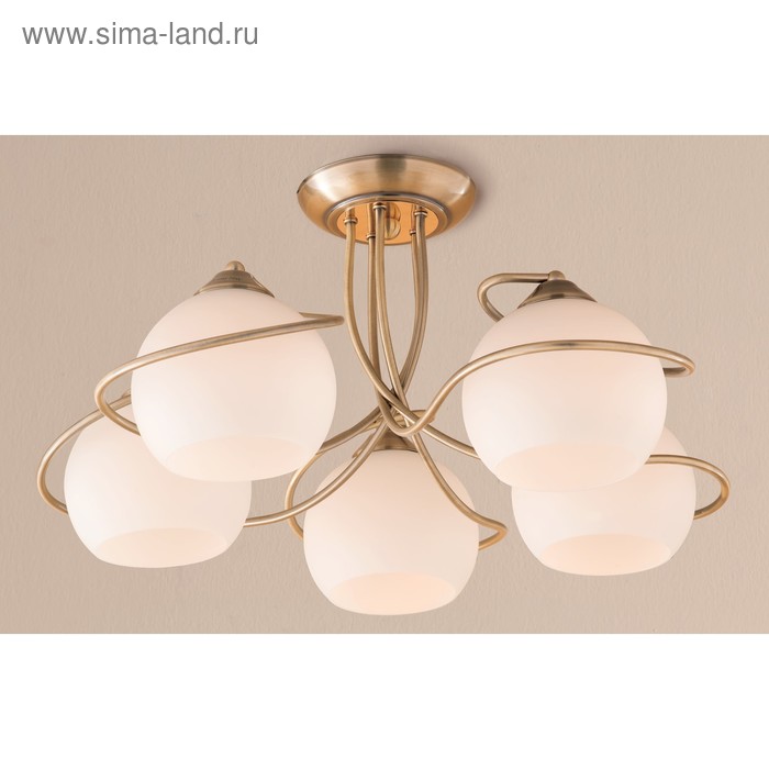 

Люстра CL155153 «Лайма» 5x100W E27 бронза 61x61x29 см