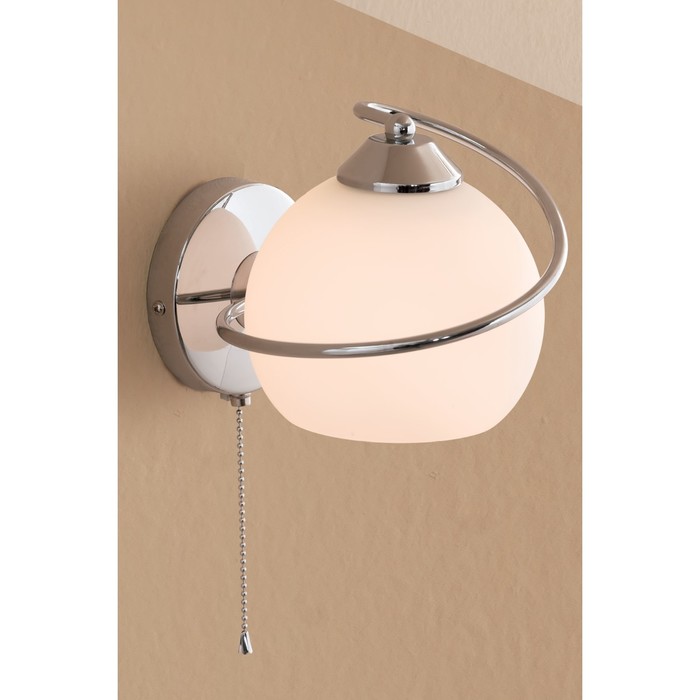 Бра "Лайма" 1x100W E27 хром 21x16x16 см