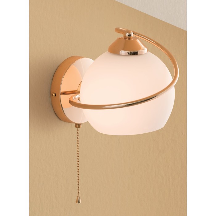 Бра "Лайма" 1x100W E27 золото 21x16x16 см