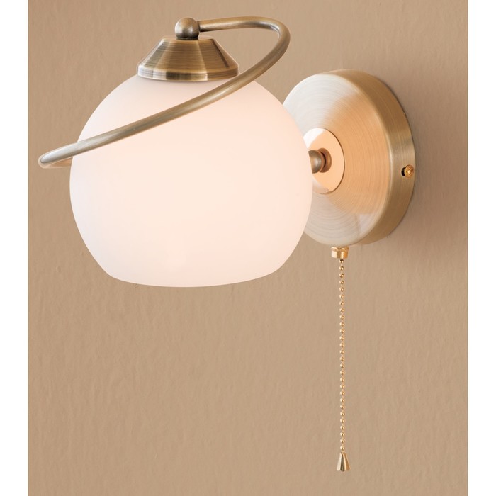 Бра "Лайма" 1x100W E27 бронза 21x16x16 см