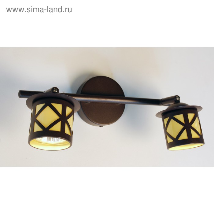 

Светильник CL536521 «Гессен», 2x50W GU10, кофейный 14x30x14 см