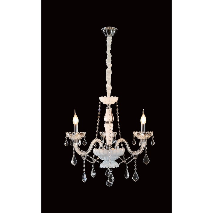 Люстра CL353131 "Финка" 3x60W E14 белый 60x60x70 см