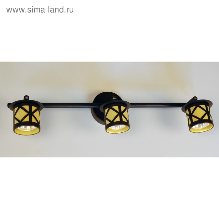 

Светильник Cl536531 «Гессен» 3x50W GU10 кофейный 14x52x14 см