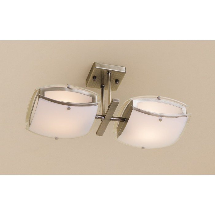 Люстра CL161123 "Берген" 2x75W E27 стар.бронза 45x18x22 см