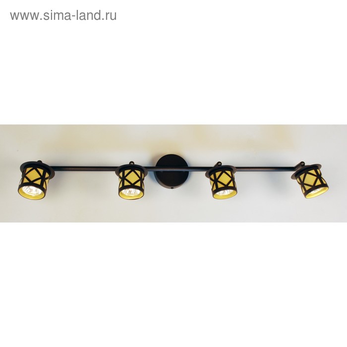 

Светильник Cl536541 «Гессен» 4x50W GU10 кофейный 14x74x14 см