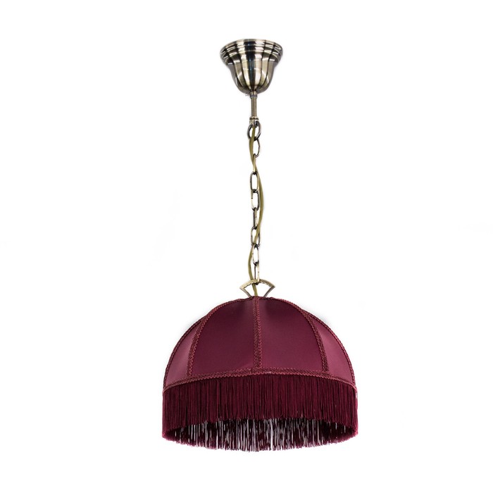 Светильник "Базель" 1x60Вт E27 красный 31x31x40см