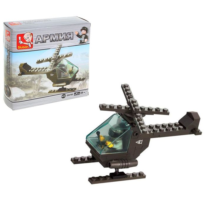 Конструктор «Вертолёт», 51 деталь