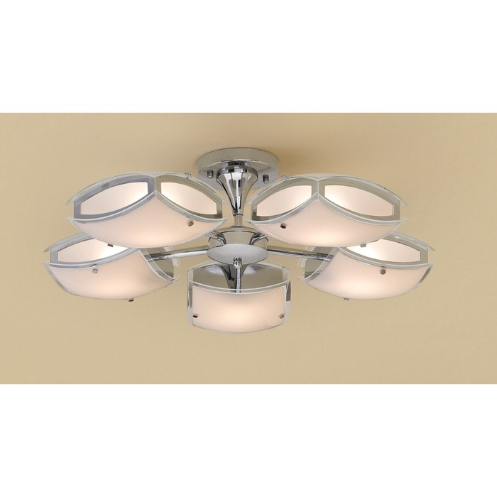 Люстра CL161151 "Берген" 5x75W E27 хром 69x69x22 см