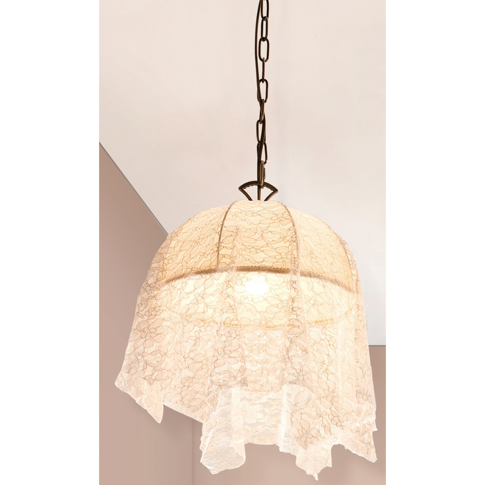 Светильник "Базель" 1x60Вт E27 бежевый 31x31x40см