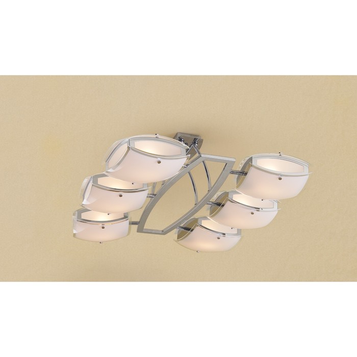 Люстра CL161161 "Берген" 6x75W E27 хром 74x62x24 см