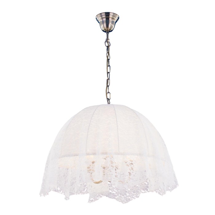 Светильник "Базель" 3x60Вт E14 бежевый 51x51x50см