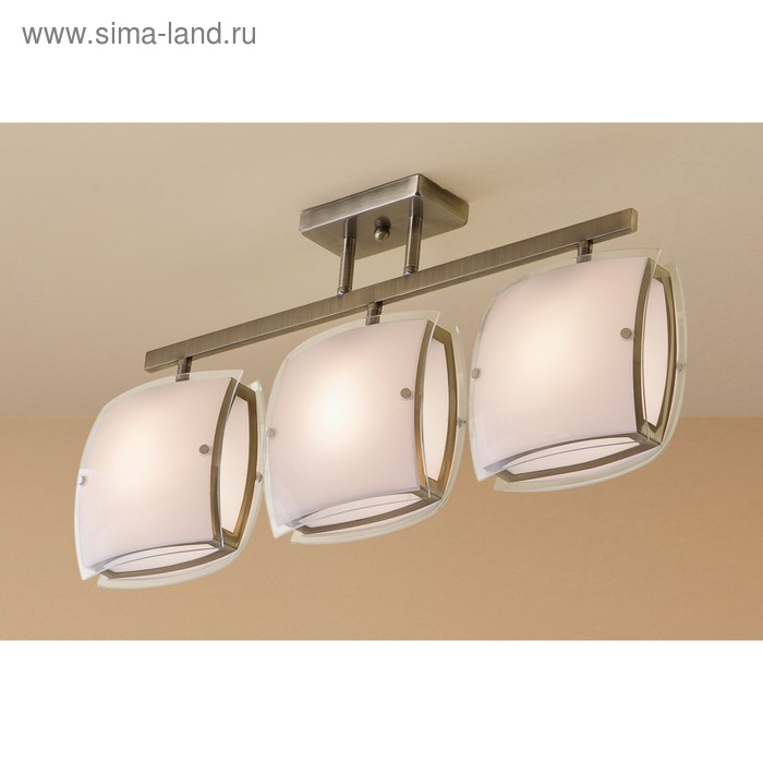 Люстра CL161233 Берген 3x75W E27 старбронза 72x18x32 см 6990₽