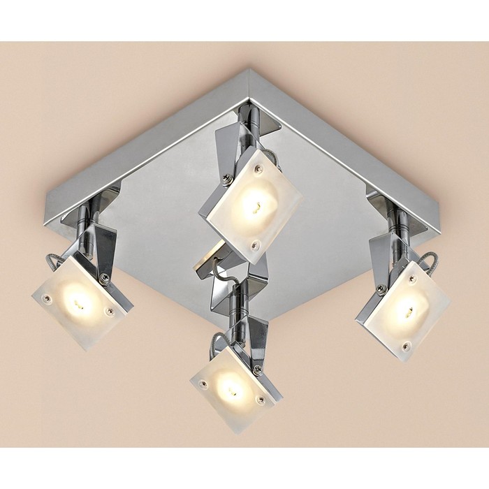 Светильник CL551541 "Кода" 4x5W LED 3000K хром 22x22x13 см