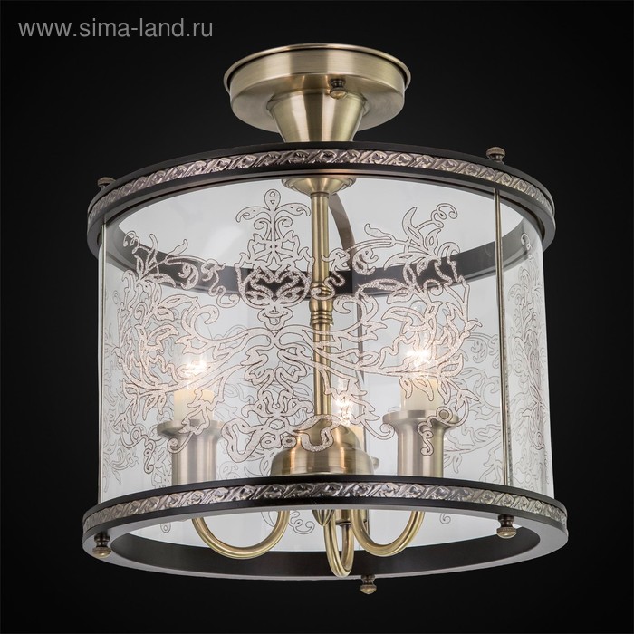 

Люстра CL408233R «Версаль» 3x60W E14 венге 37x37x40 см