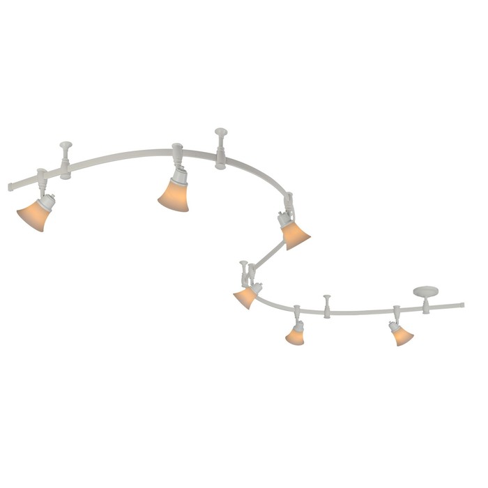 Светильник трек CL560260 "Трек Модерн" 6x60W E14 белый 12x300x26 см